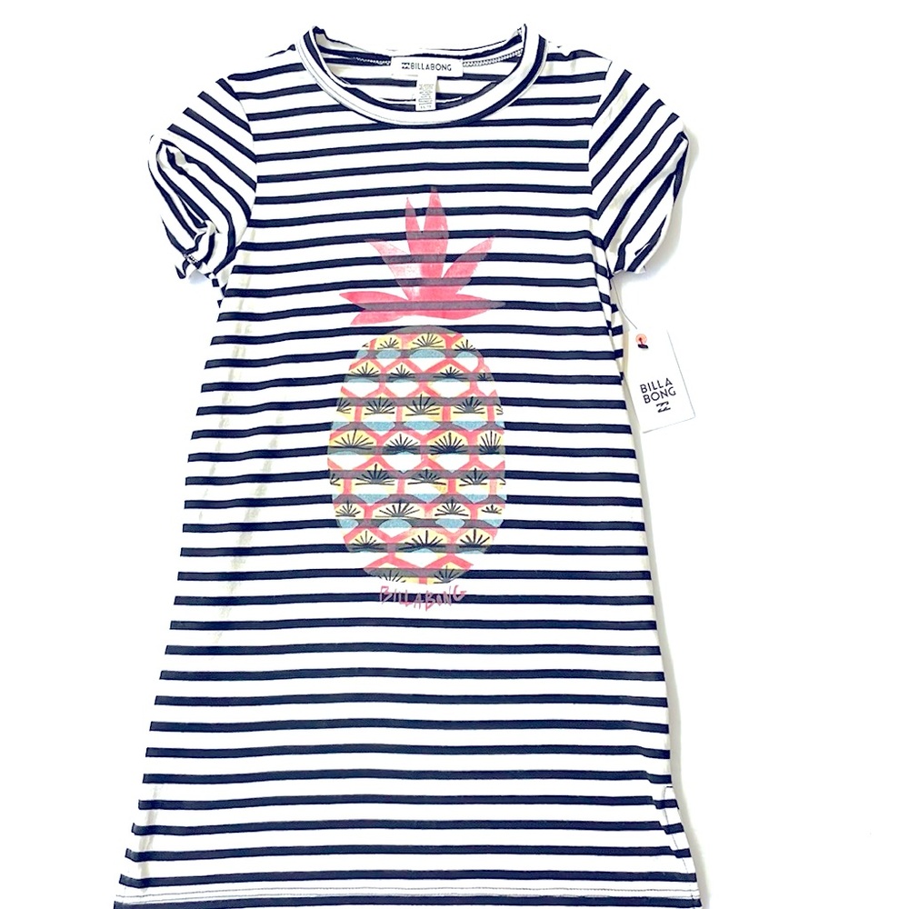 NWT Billabong Girls Pineapple Dress, Size XS(5-6)